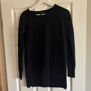 J. Crew Black Crewneck Sweater Dress